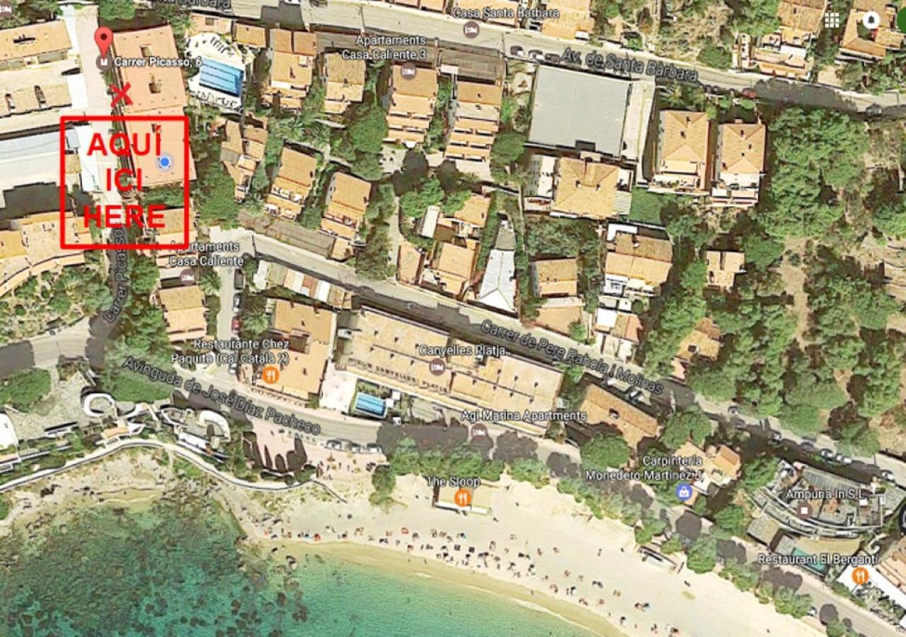 Apartamento Para Familias A 50 Metros De La Playa Roses Buitenkant foto